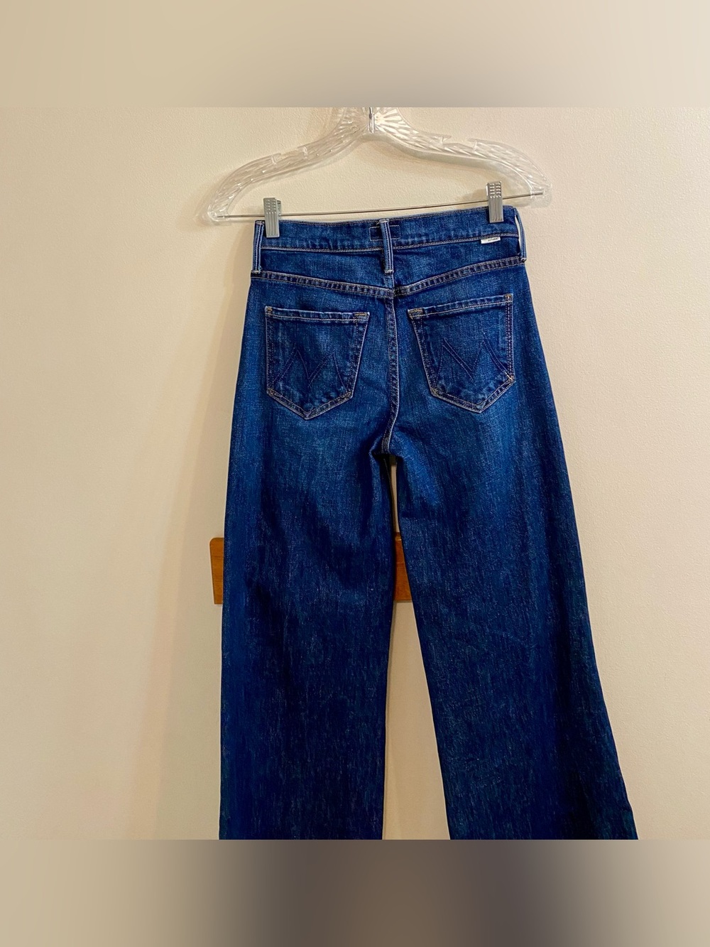 Mother The Twister Flood Clothing Optional Dark Wash Wide Leg Jeans Sz 23 - Picture 10 of 15